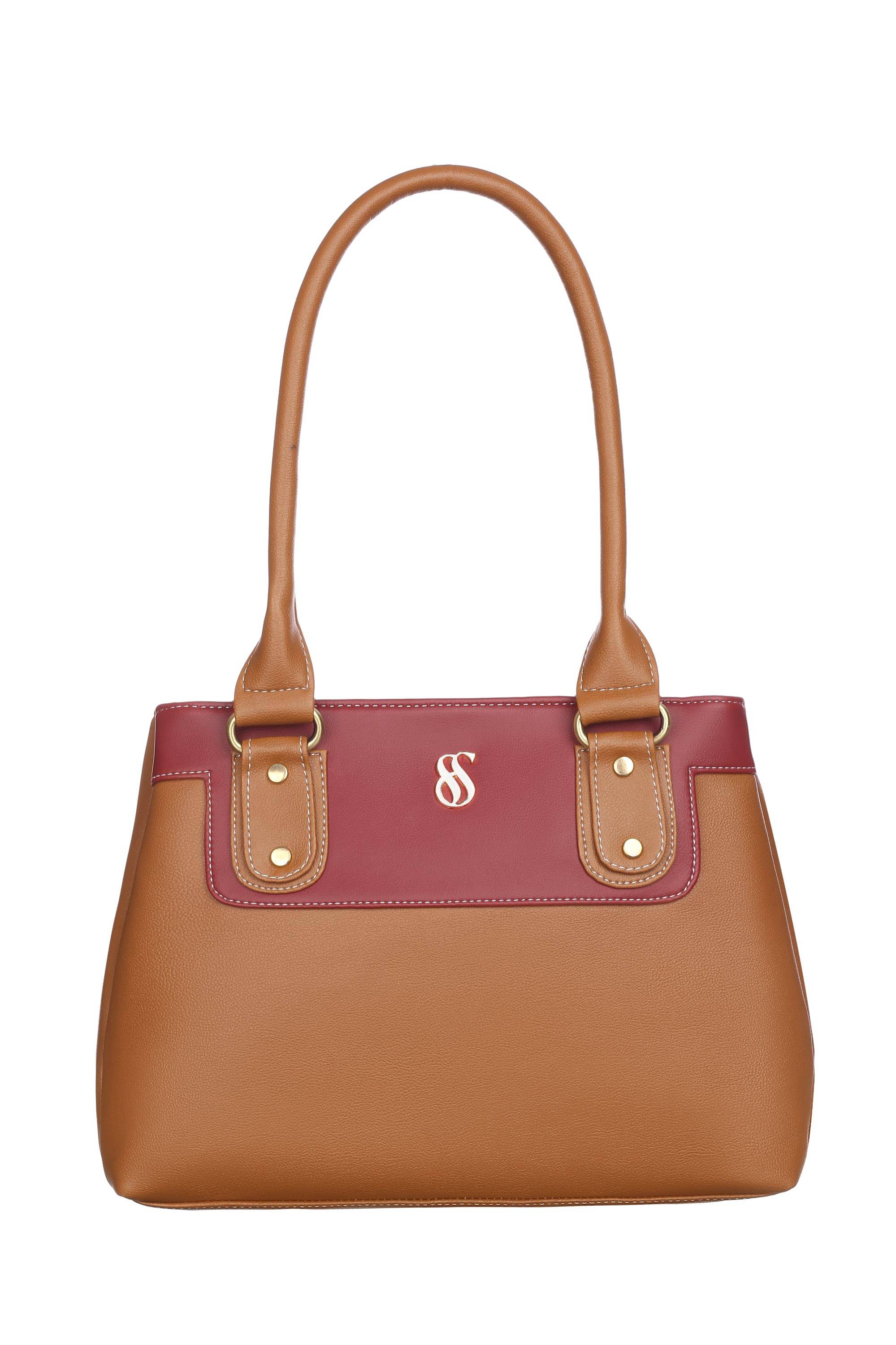     			Fostelo Shoulder Bag PU Set of 1 ( Tan )