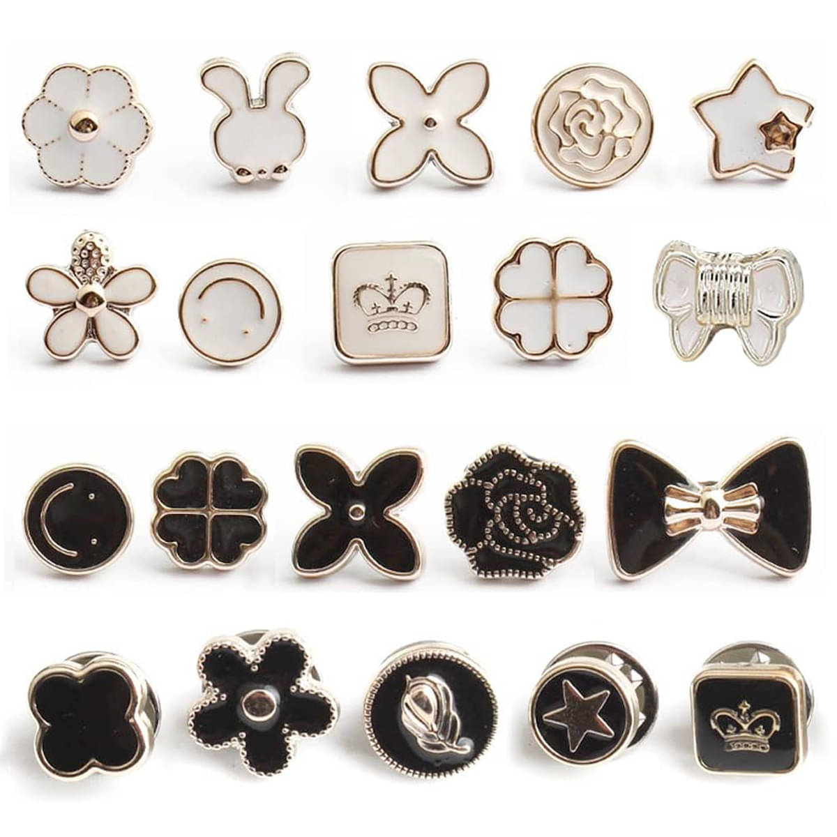GEEO Multi Color Brooches & Saree Pins ( Pack of 20 ) GEEO Multi Color Brooches & Saree Pins ( Pack of 20 )