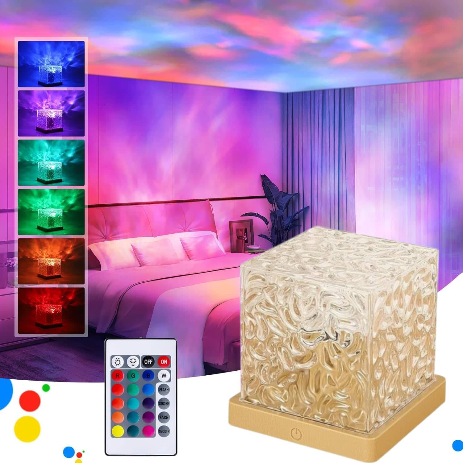 Gjshop Multicolor Night Lamp ( Pack of 1 )