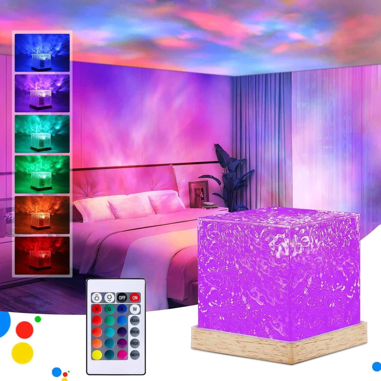 Gjshop Multicolor Night Lamp ( Pack of 1 )