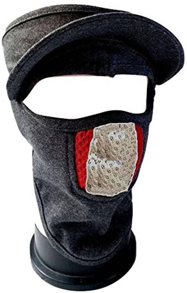 H-STORE Black Solid Cotton Face Cover     			H-STORE Black Solid Cotton Face Cover