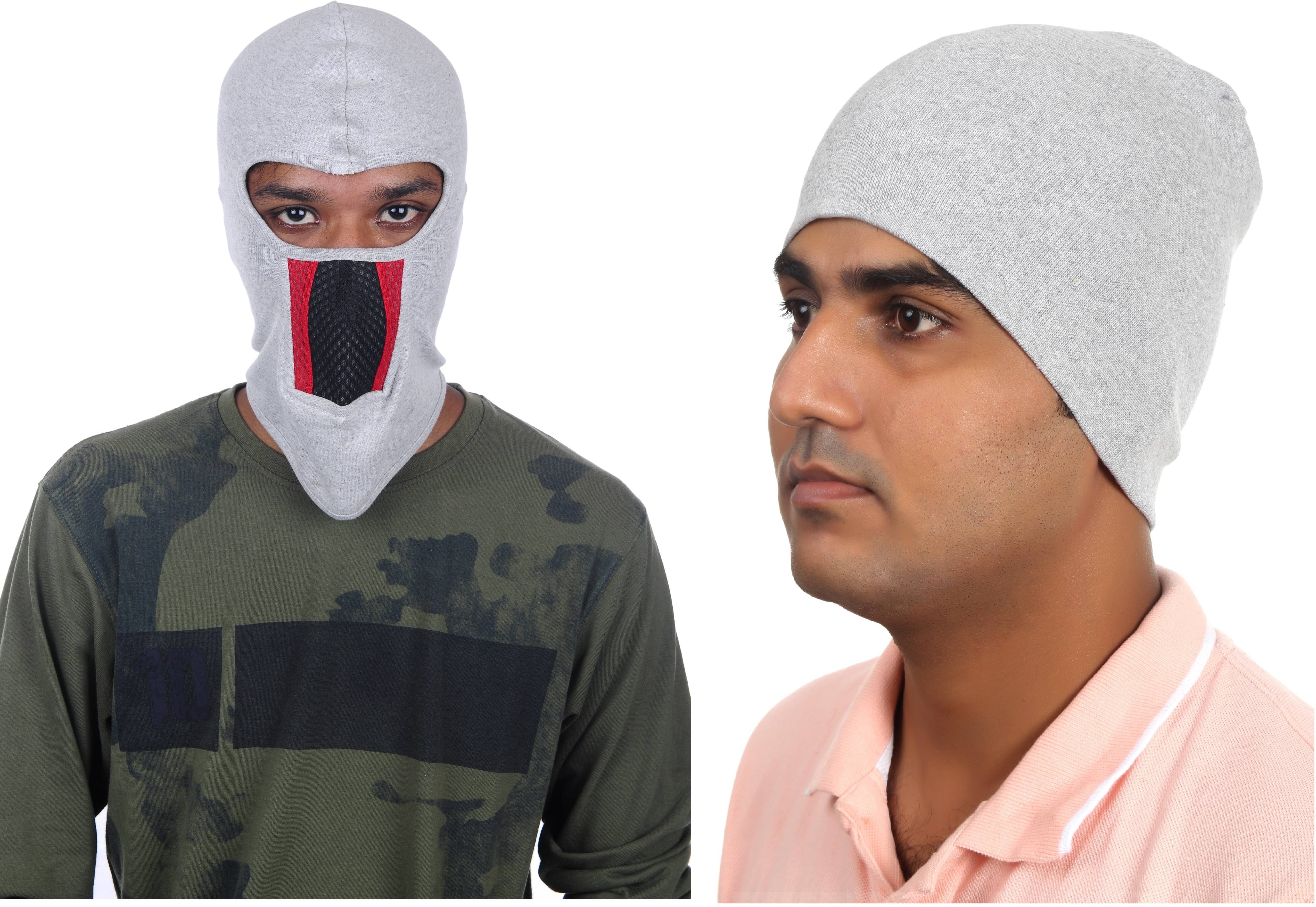 H-STORE Black Solid Cotton Face Cover H-STORE Black Solid Cotton Face Cover