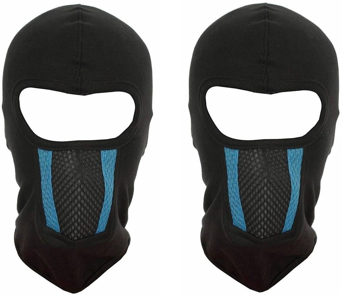     			H-STORE Black Solid Cotton Face Cover