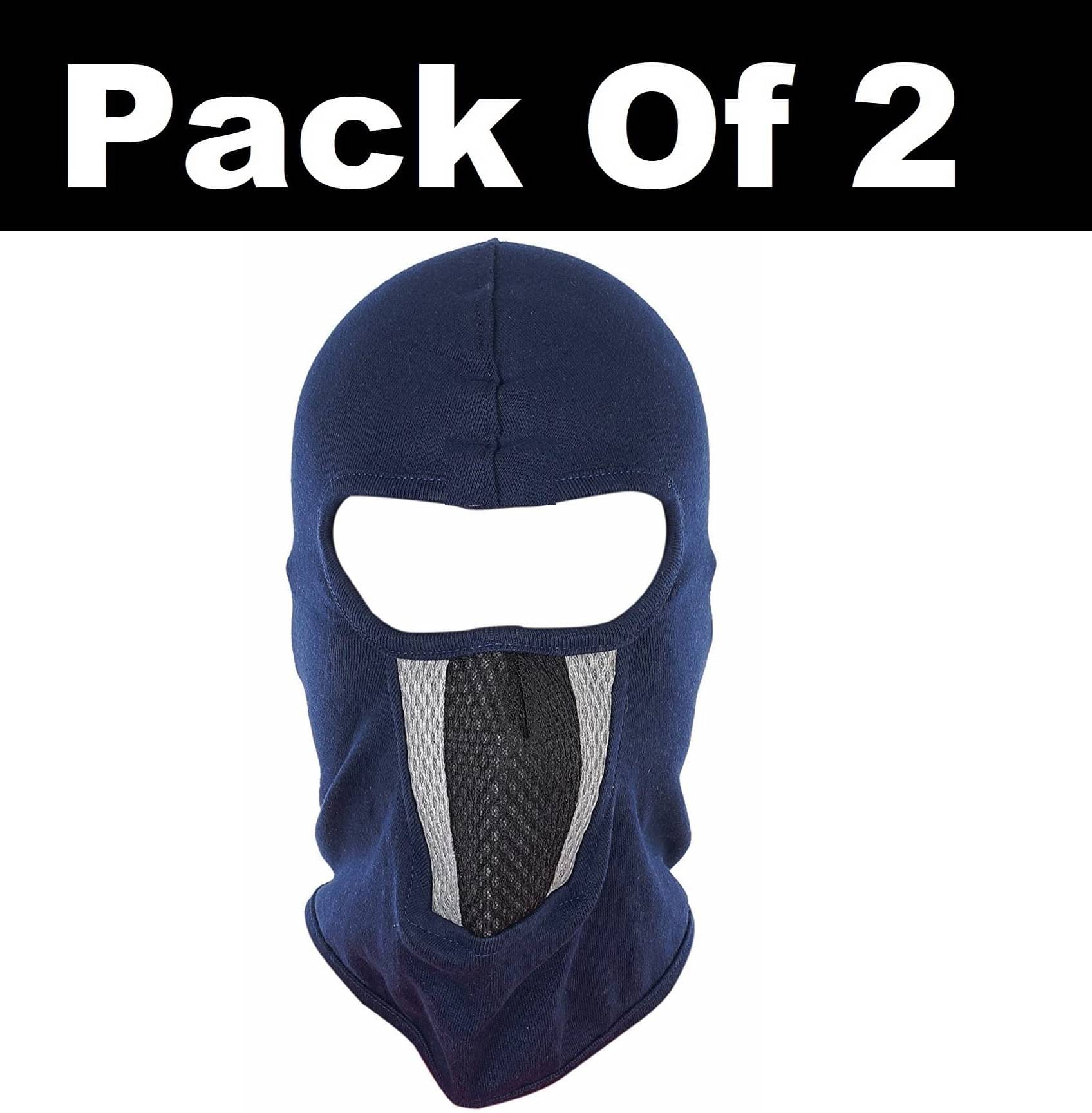 H-STORE Blue Solid Cotton Face Cover H-STORE Blue Solid Cotton Face Cover