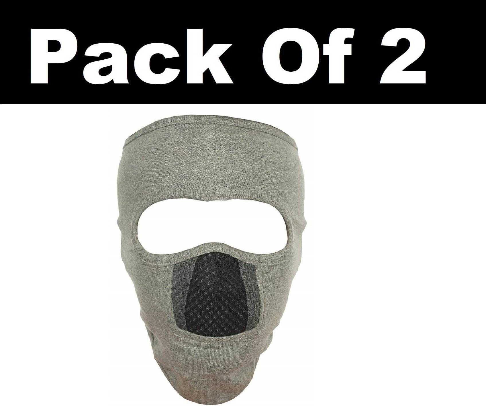 H-STORE Gray Solid Cotton Face Cover H-STORE Gray Solid Cotton Face Cover