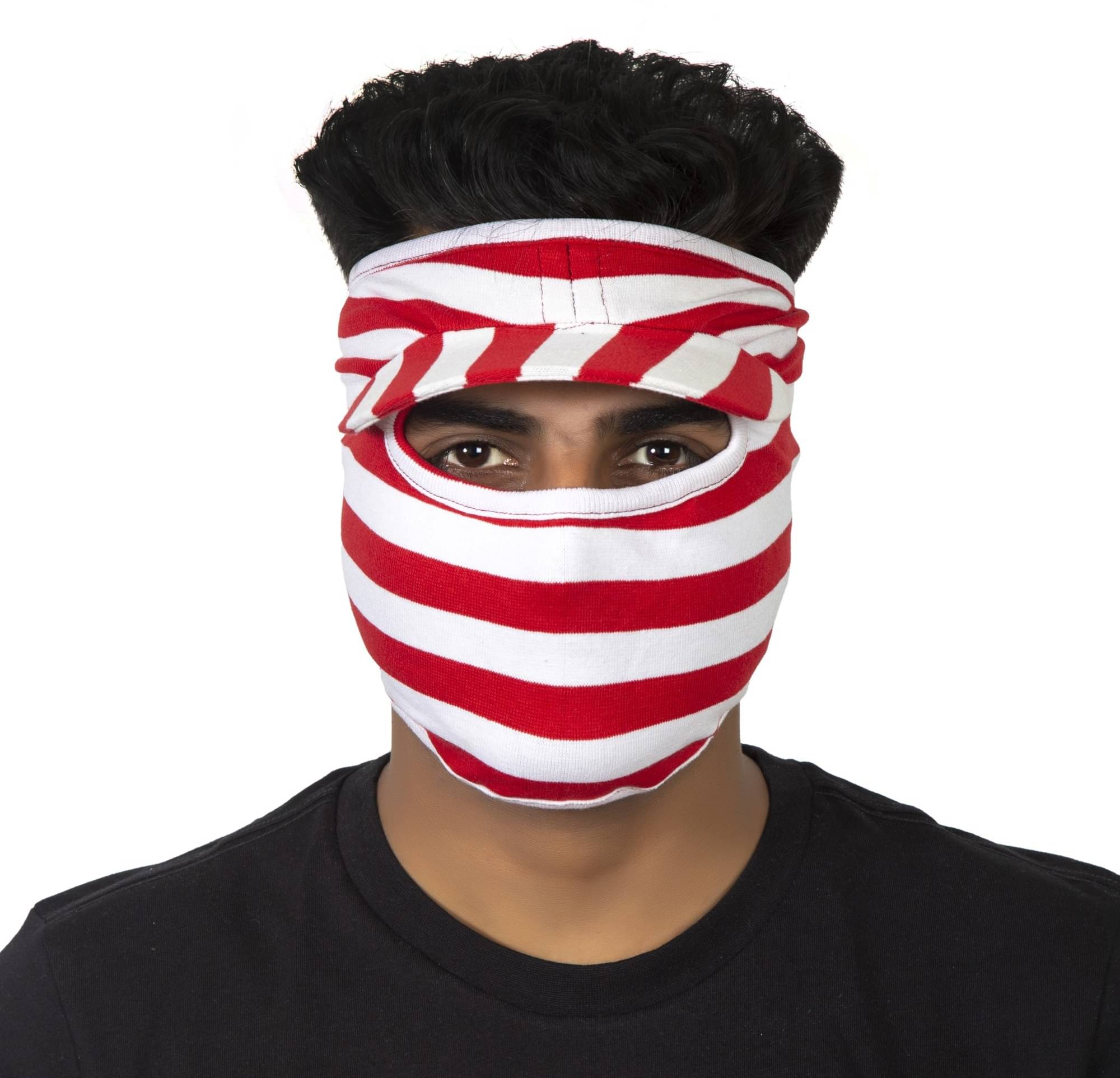 H-STORE Maroon Solid Cotton Face Cover H-STORE Maroon Solid Cotton Face Cover