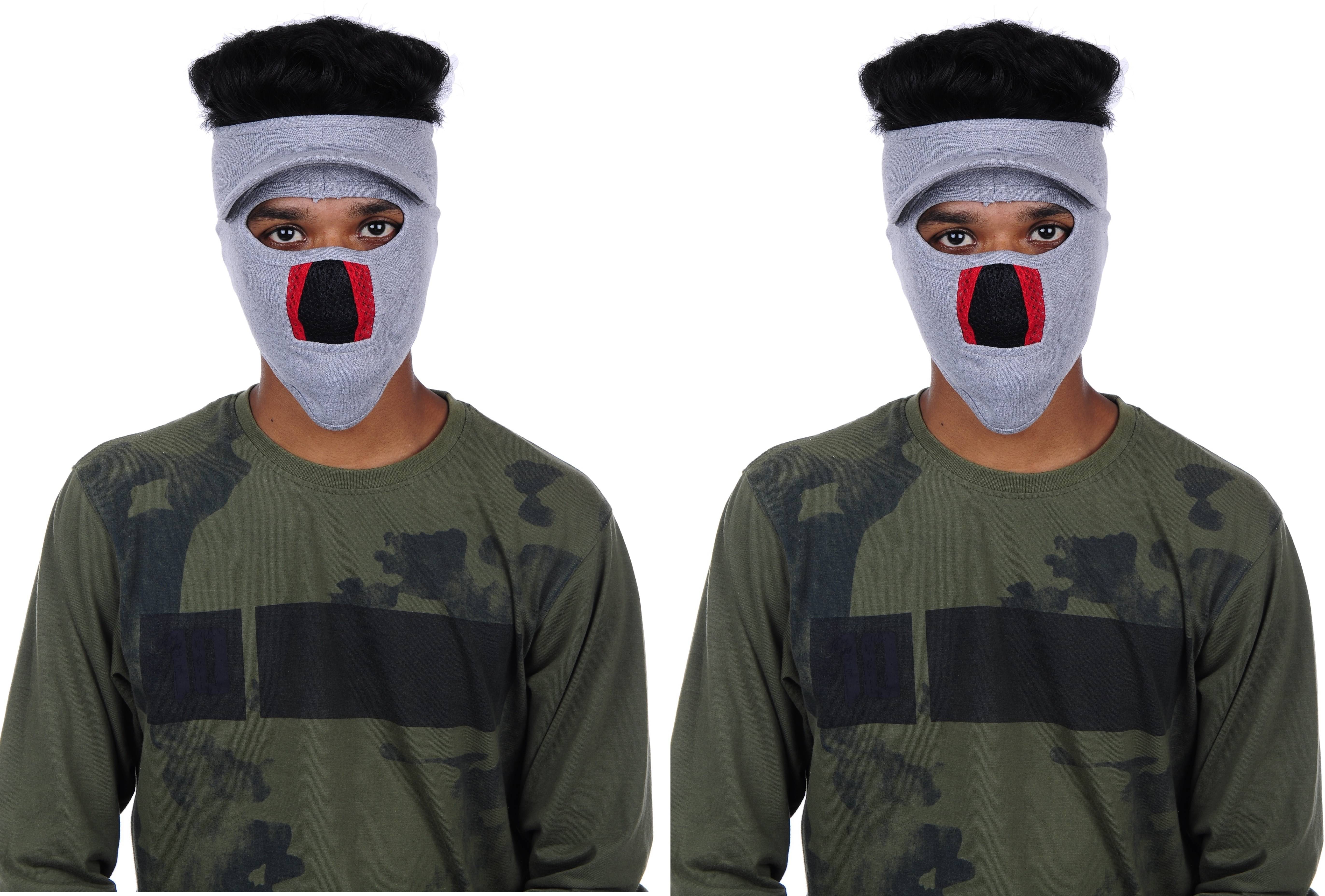     			H-STORE Multi Color Solid Cotton Face Cover