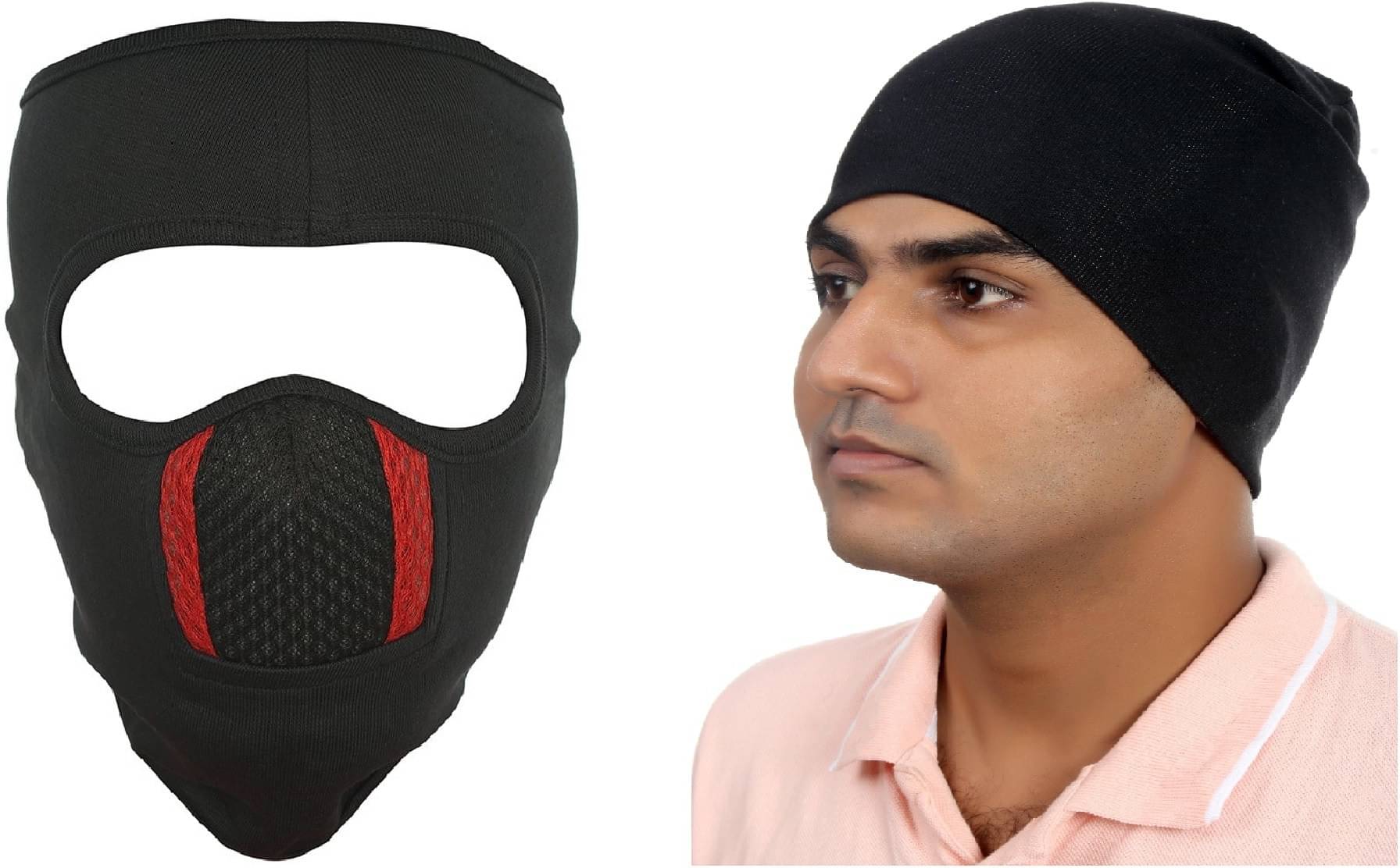     			H-STORE Multi Color Solid Cotton Face Cover