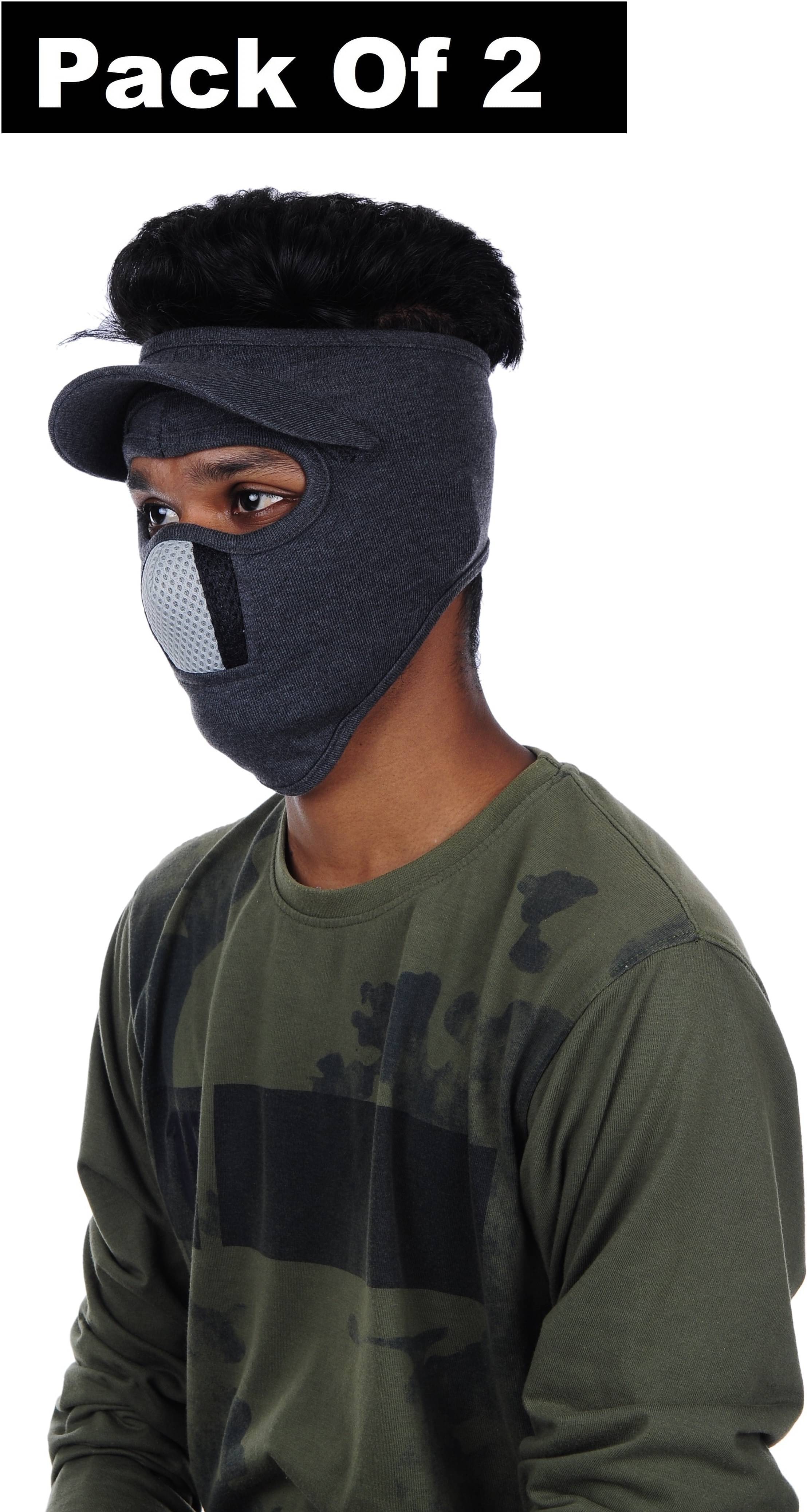    			H-STORE Multi Color Solid Cotton Face Cover