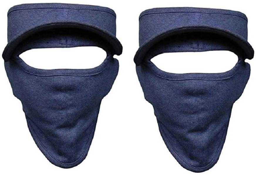     			H-STORE Multi Color Solid Cotton Face Cover