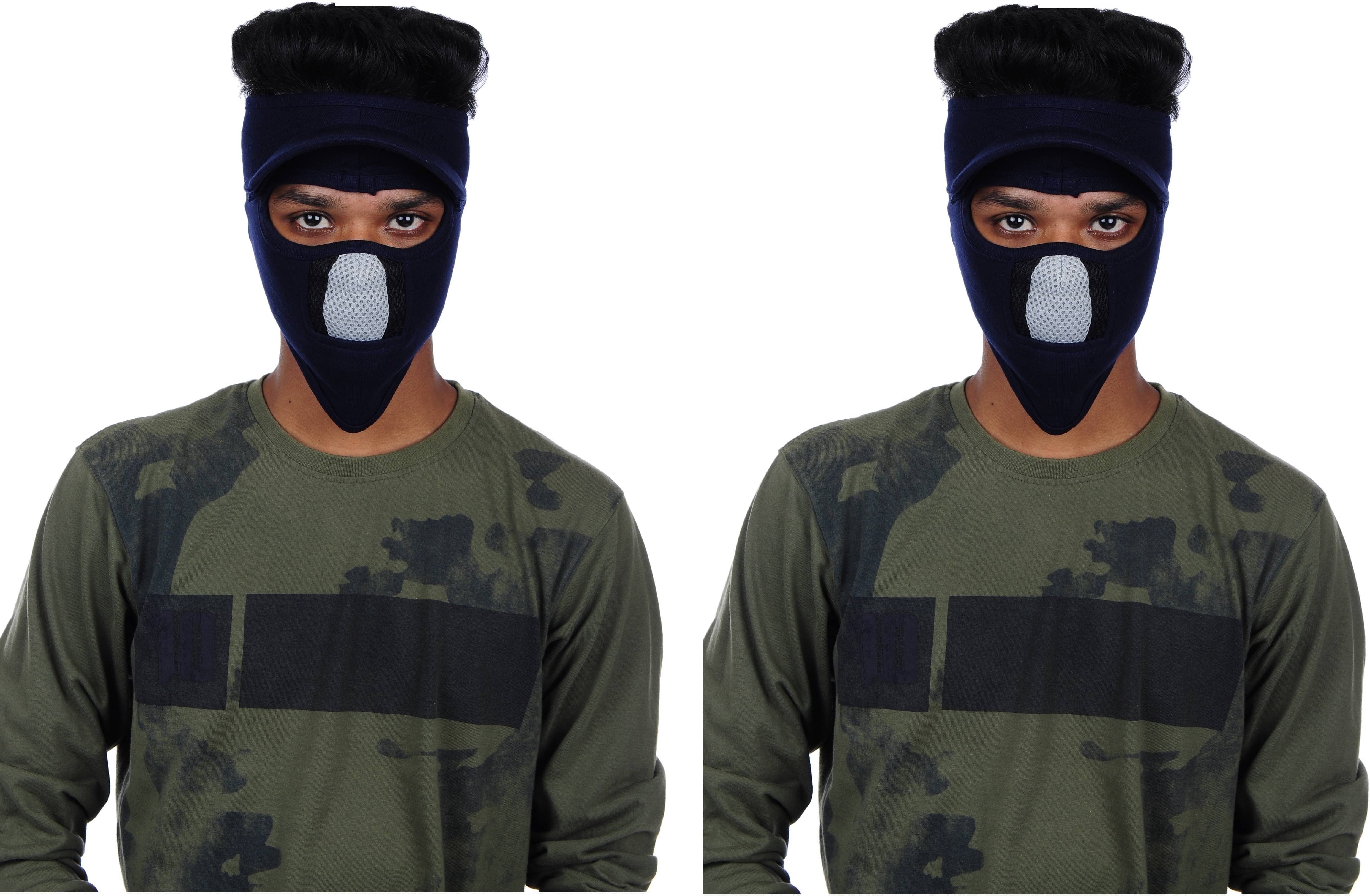     			H-STORE Multi Color Solid Cotton Face Cover