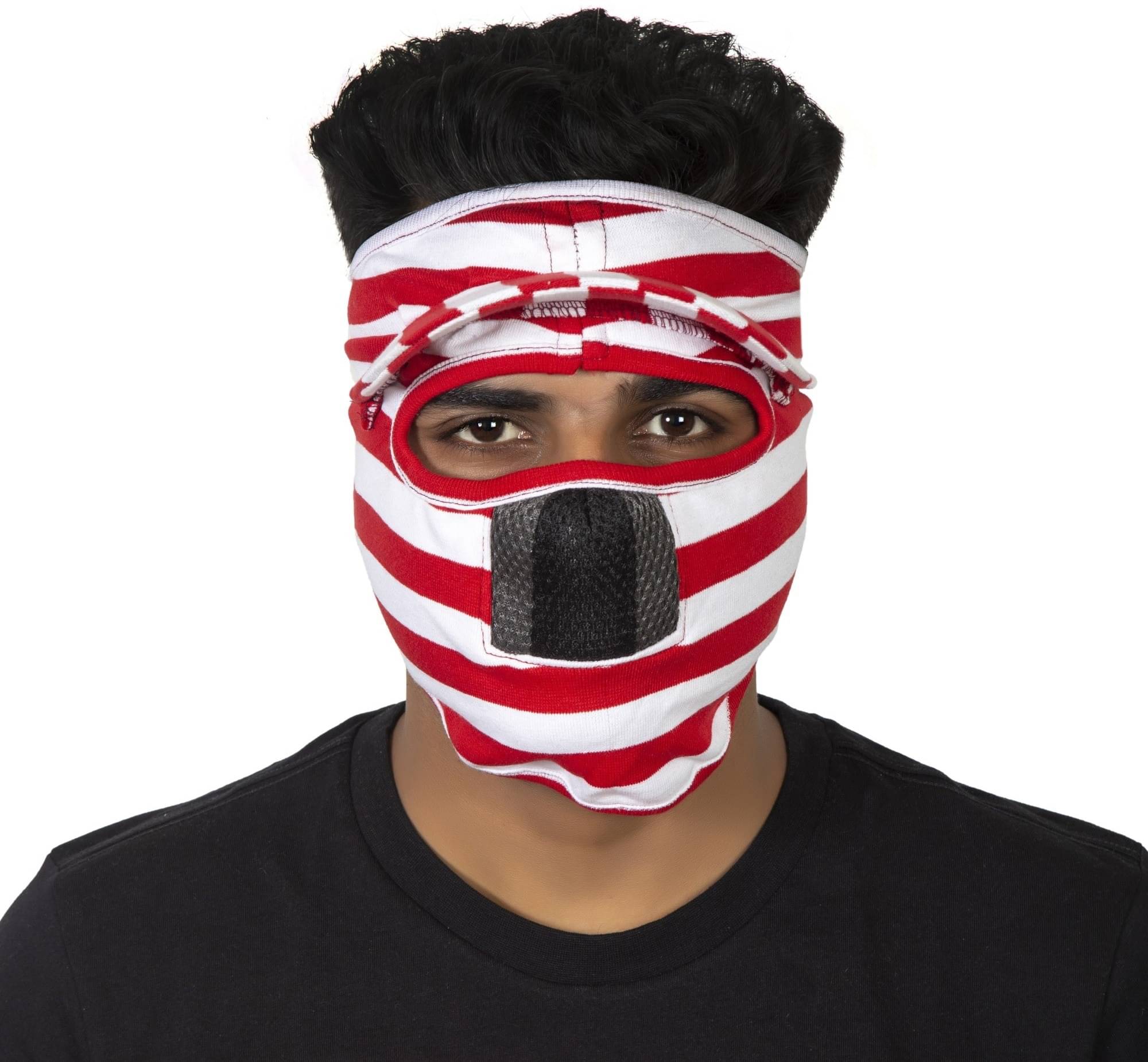     			H-STORE Multi Color Solid Cotton Face Cover