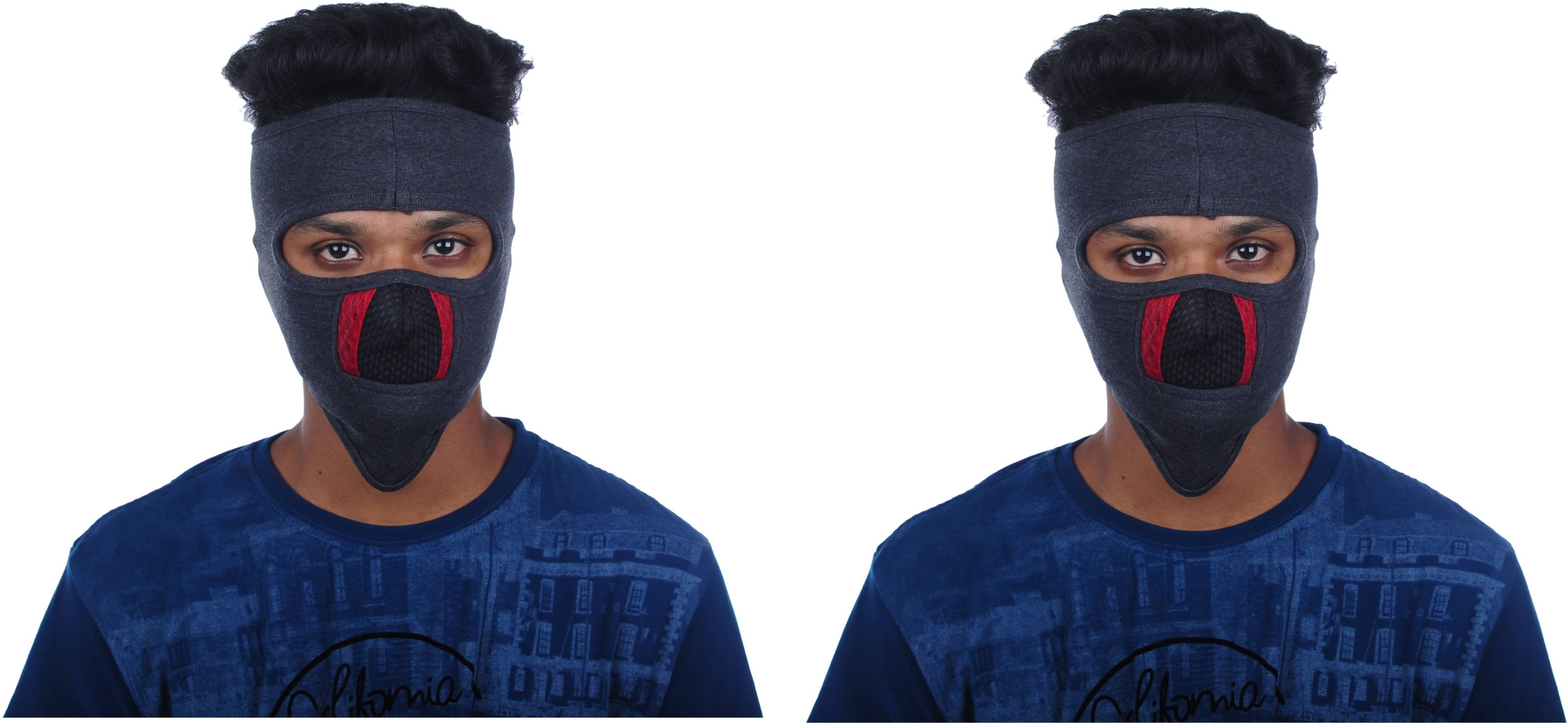     			H-STORE Multi Color Solid Cotton Face Cover