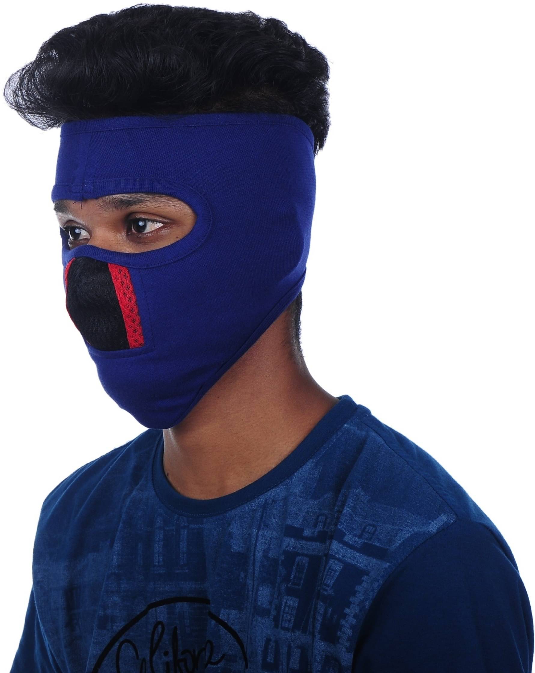     			H-STORE Multi Color Solid Cotton Face Cover