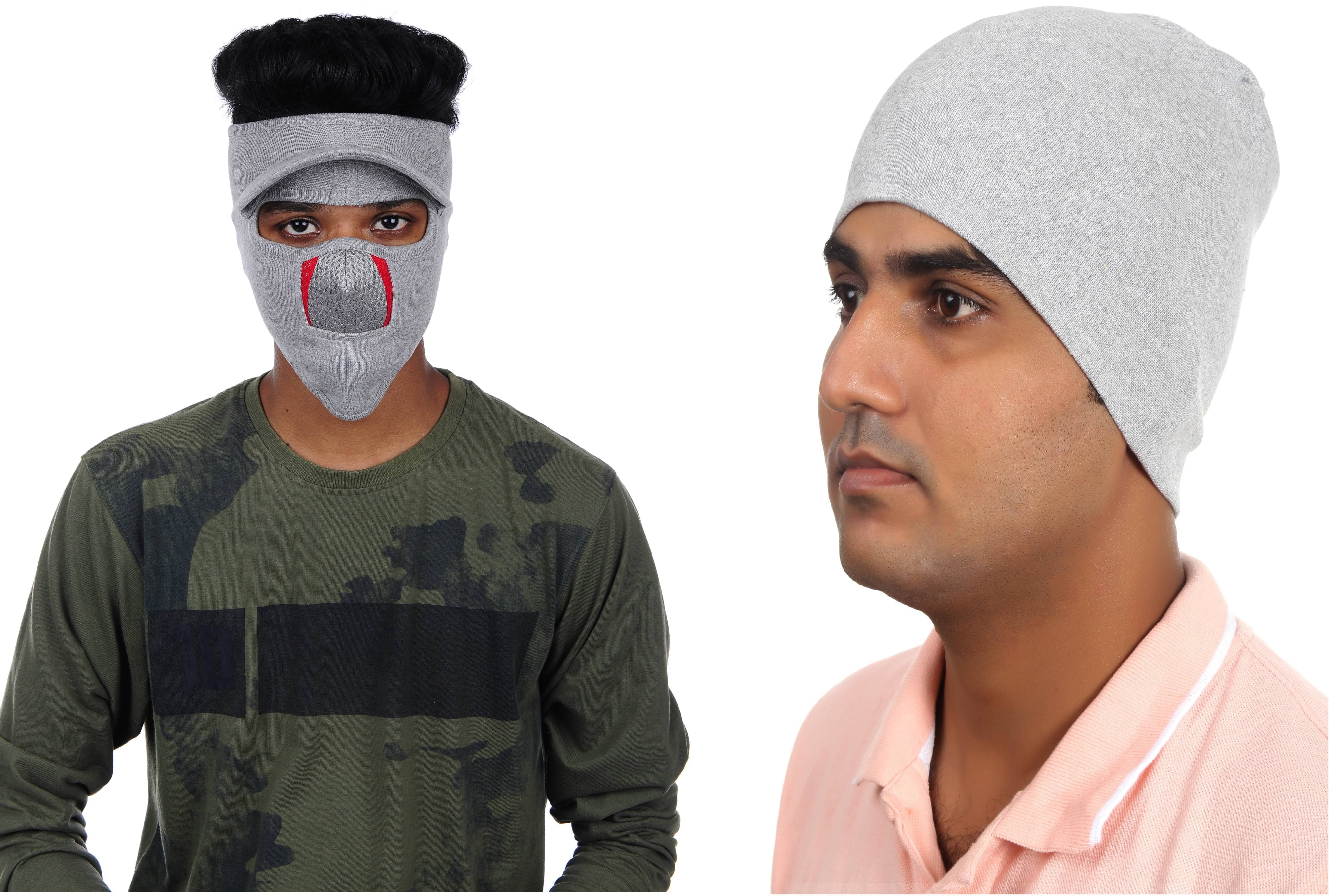     			H-STORE Multi Color Solid Cotton Face Cover