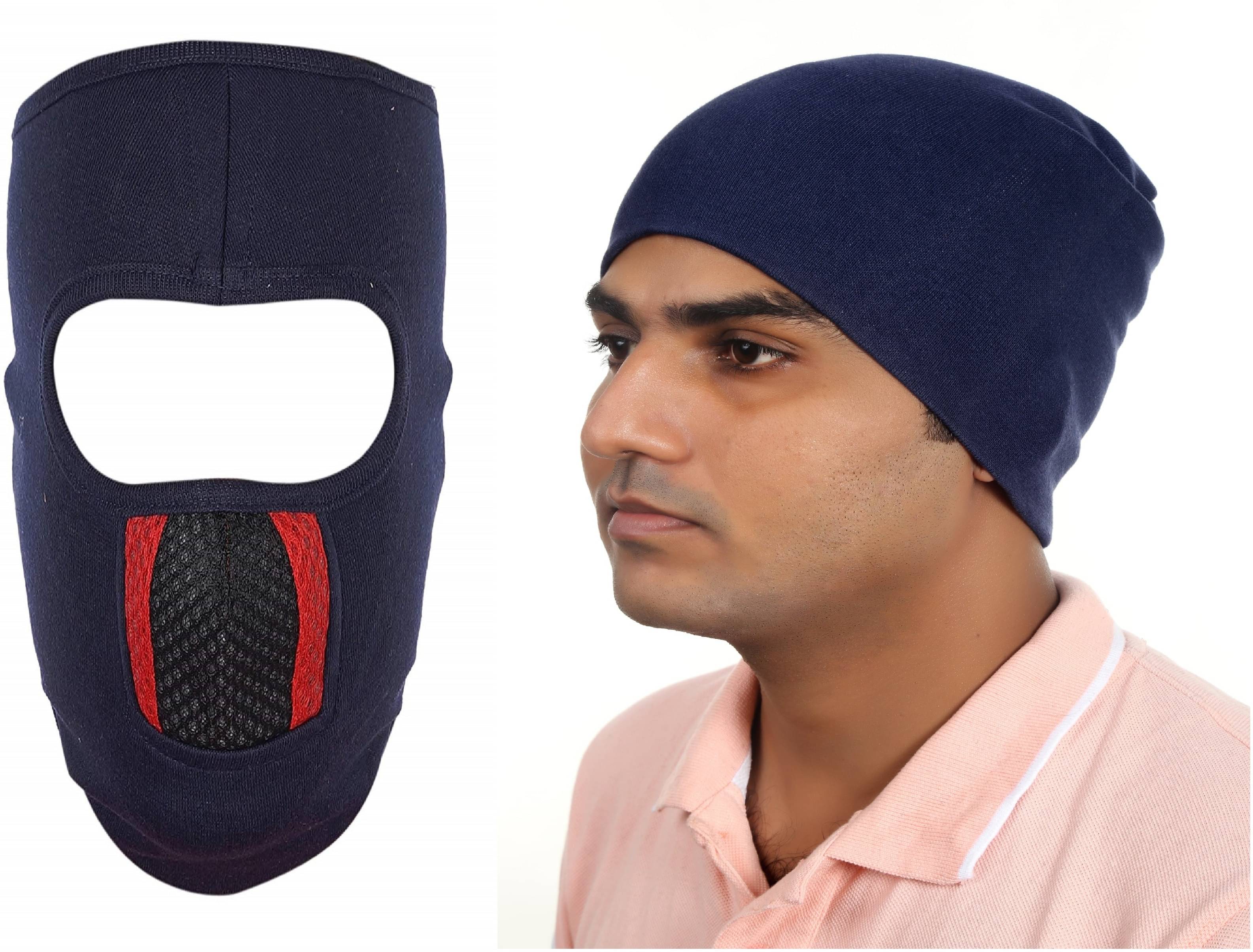     			H-STORE Multi Color Solid Cotton Face Cover