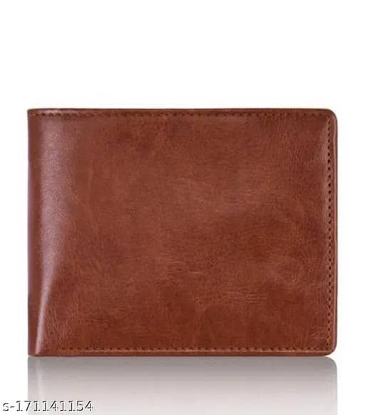 HABIBI PU Solid Men's Two Fold Wallet With 3 Slots For Card ( Tan , Pack of 1 ) - Handbags | Buy online on ZillyBuy