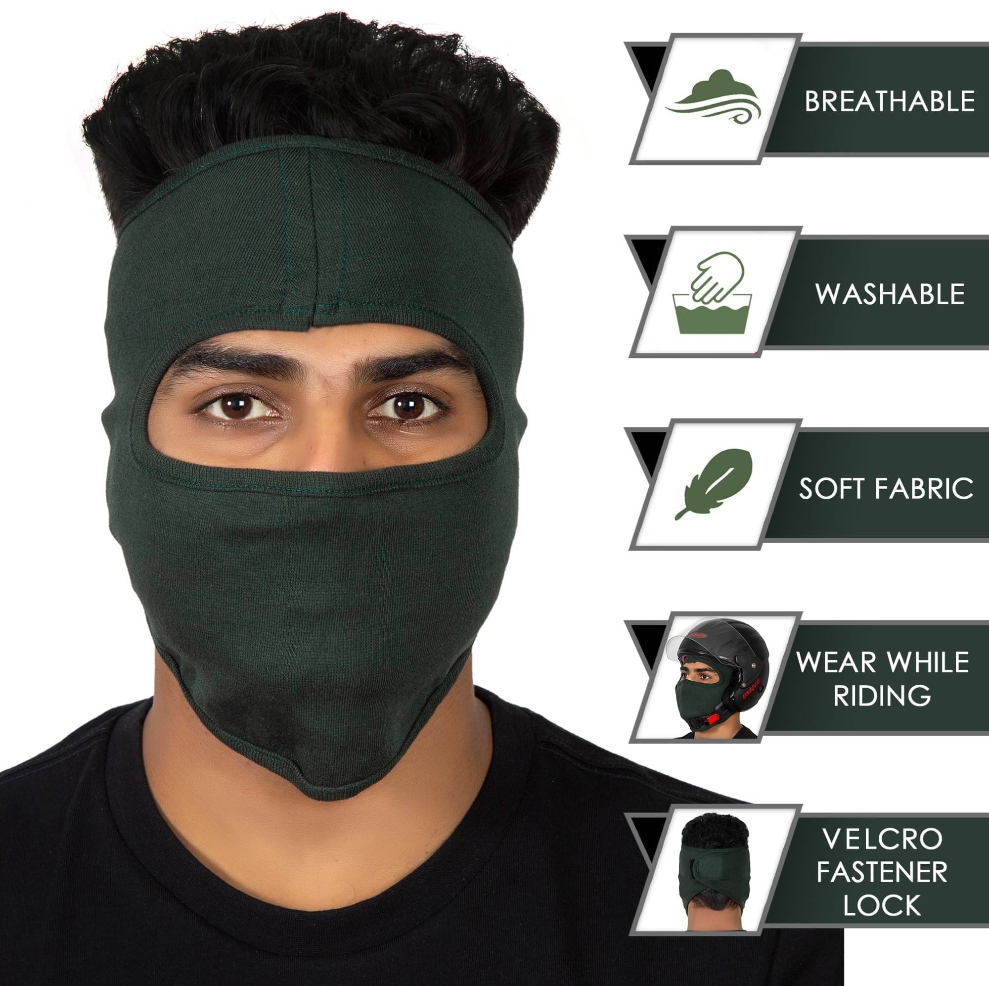 Im unique Multi Color Solid Cotton Face Cover Im unique Multi Color Solid Cotton Face Cover