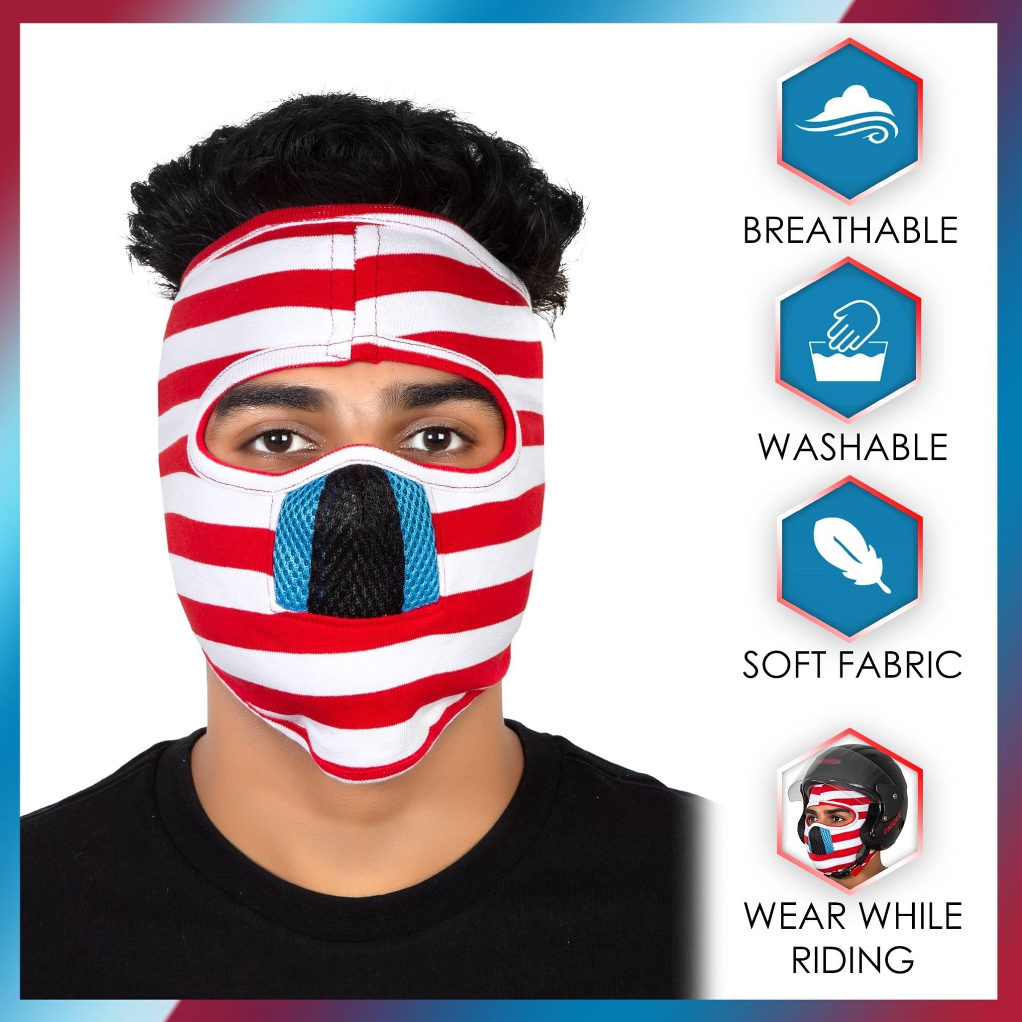 Im unique Multi Color Solid Cotton Face Cover Im unique Multi Color Solid Cotton Face Cover