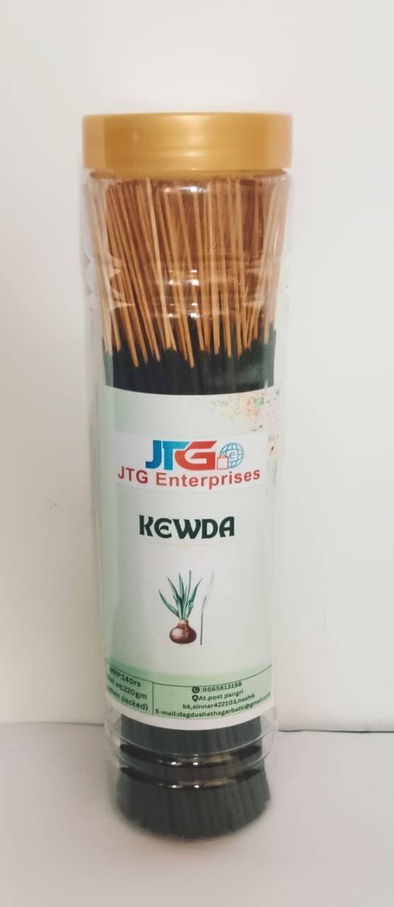     			JTG enterprises Incense Stick Kewda 220 gm ( Pack of 1 )