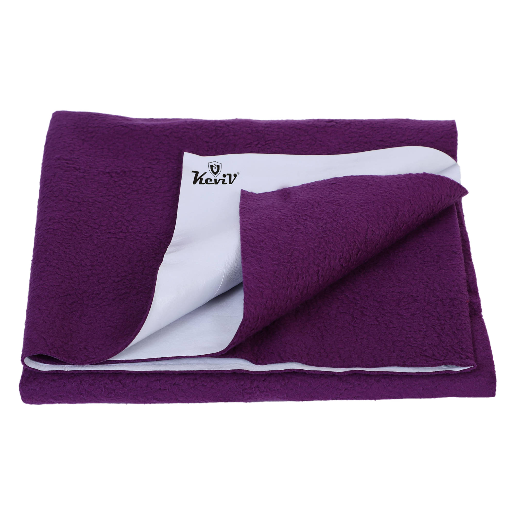     			Keviv Plum Laminated Bed Protector Sheet ( Pack of 1 )