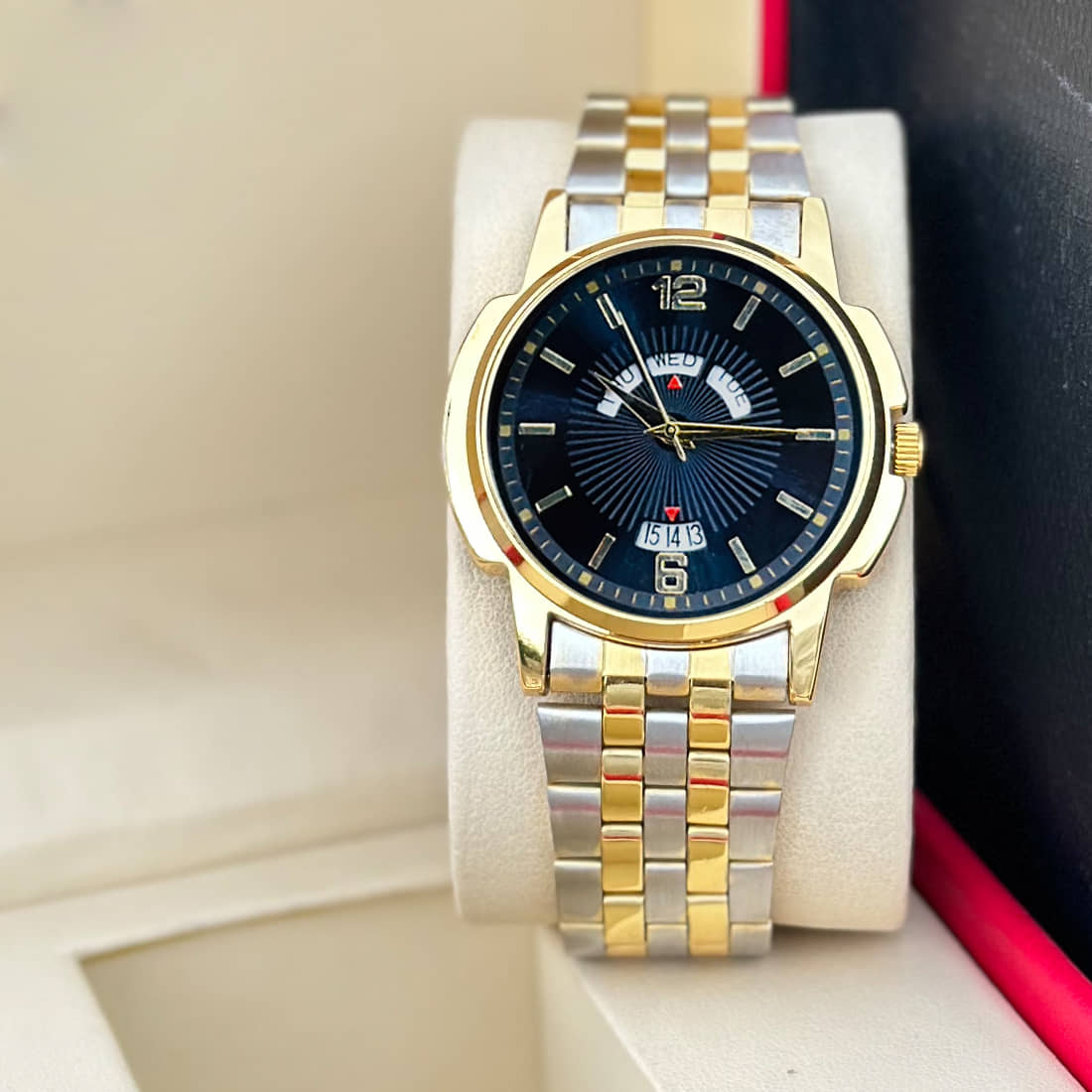 MARKRIN Gold Stainless Steel Analog Men's Watch