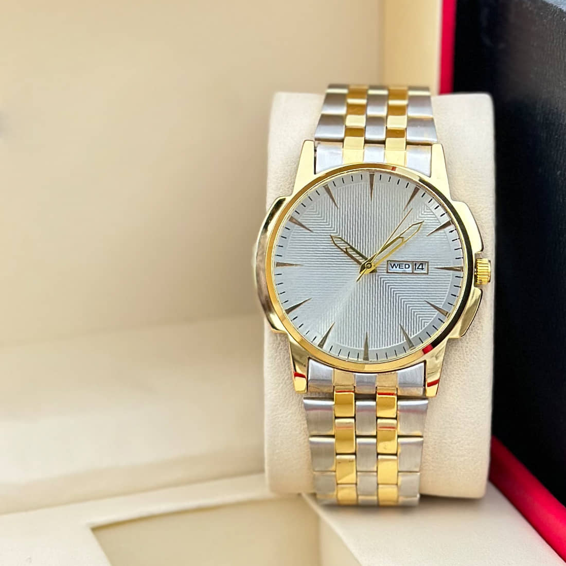MARKRIN Gold Stainless Steel Analog Men's Watch