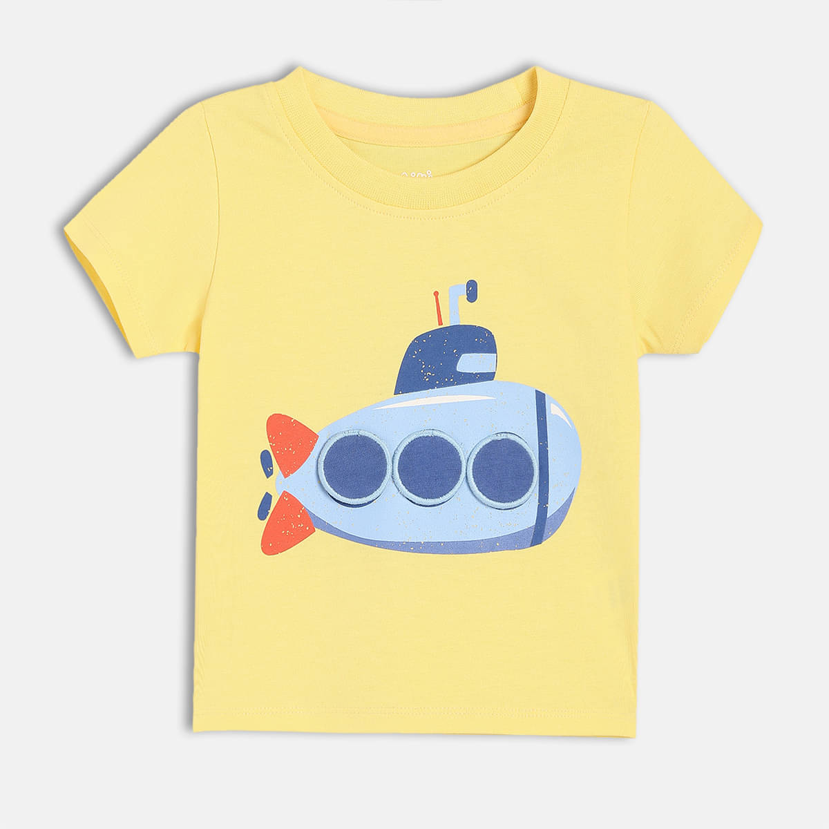 MINI KLUB Pack of 1 Boys Cotton T-Shirt ( Yellow ) MINI KLUB Pack of 1 Boys Cotton T-Shirt ( Yellow )