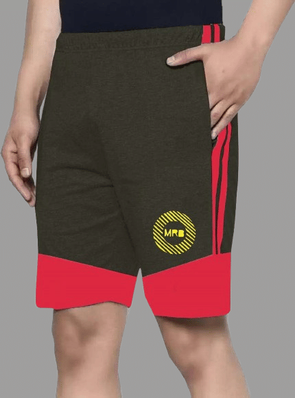     			MRB Grey Melange Cotton Blend Men's Shorts ( Pack of 1 )