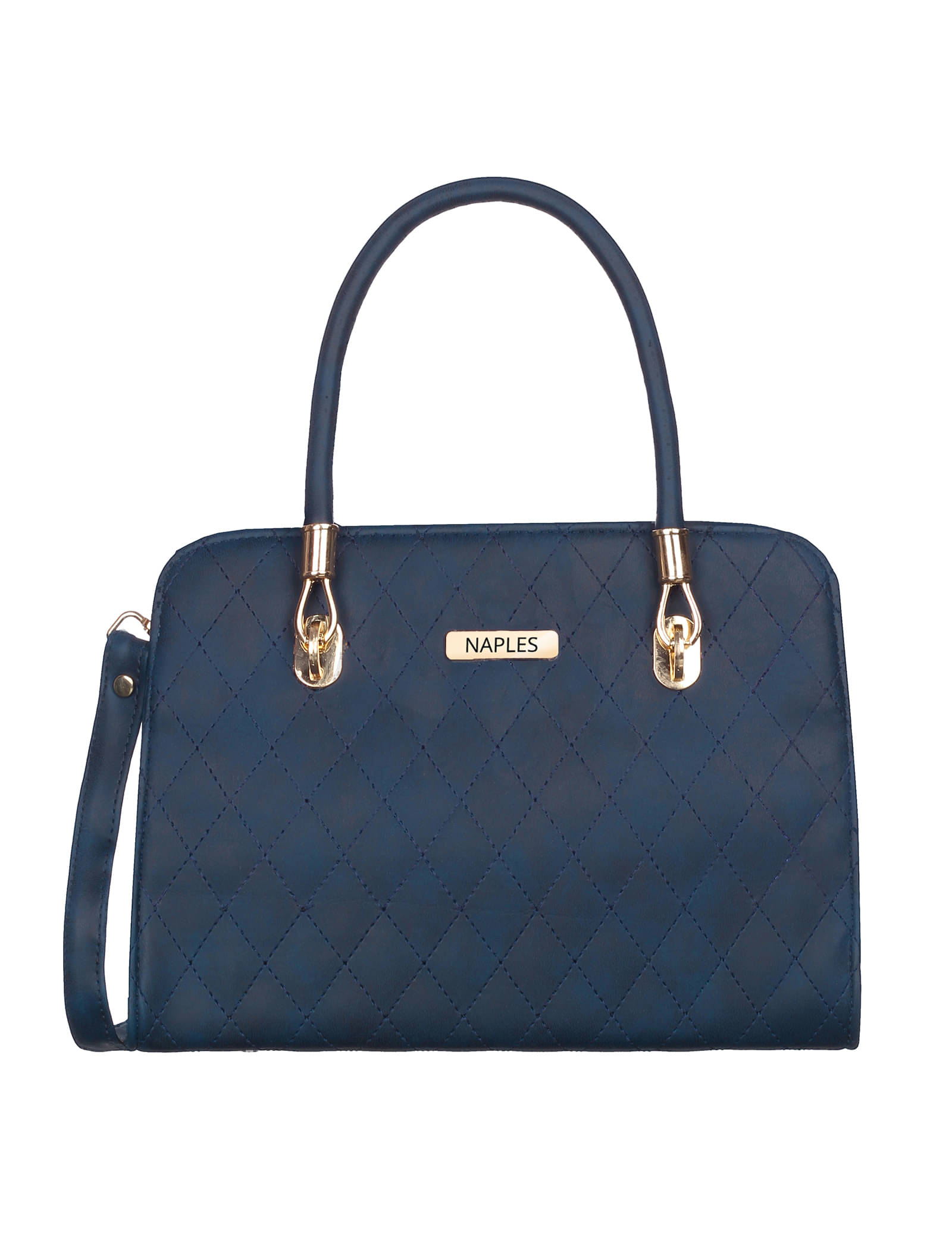     			Naples Shoulder Bag PU Set of 1 ( Blue )