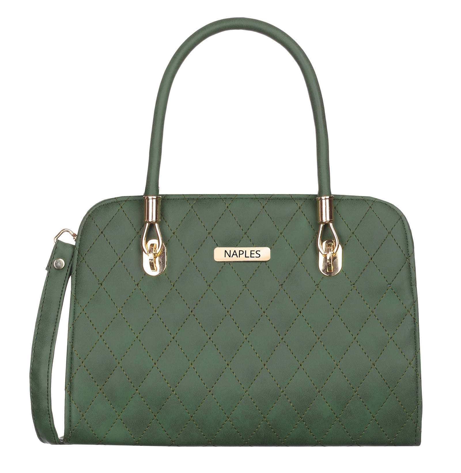     			Naples Shoulder Bag PU Set of 1 ( Green )