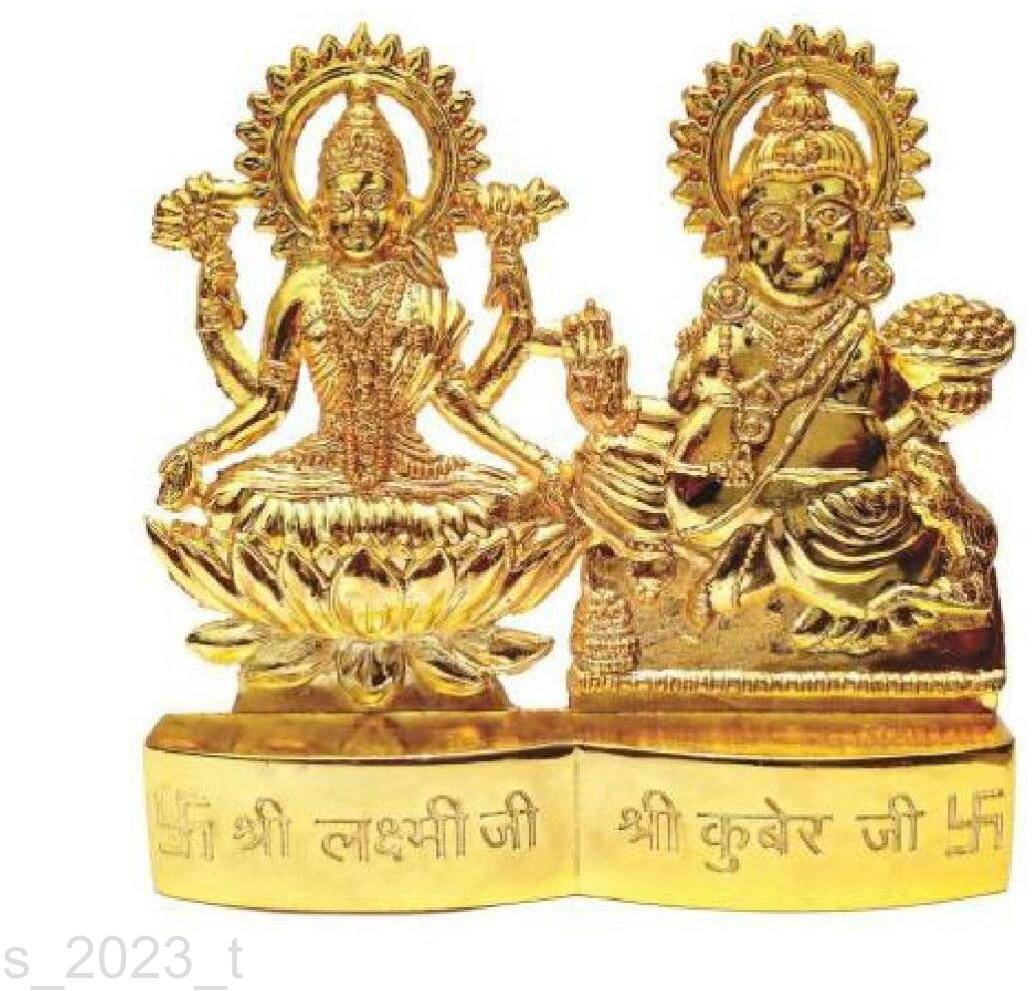     			Shri Astha Vinayak Brass Laxmi Kuber Idol ( 7 cm )