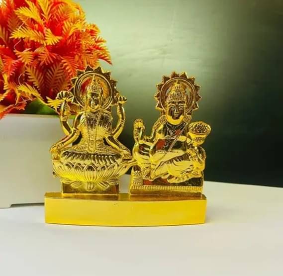 Shri Astha Vinayak Iron Laxmi Kuber Idol ( 10 cm ) Shri Astha Vinayak Iron Laxmi Kuber Idol ( 10 cm )