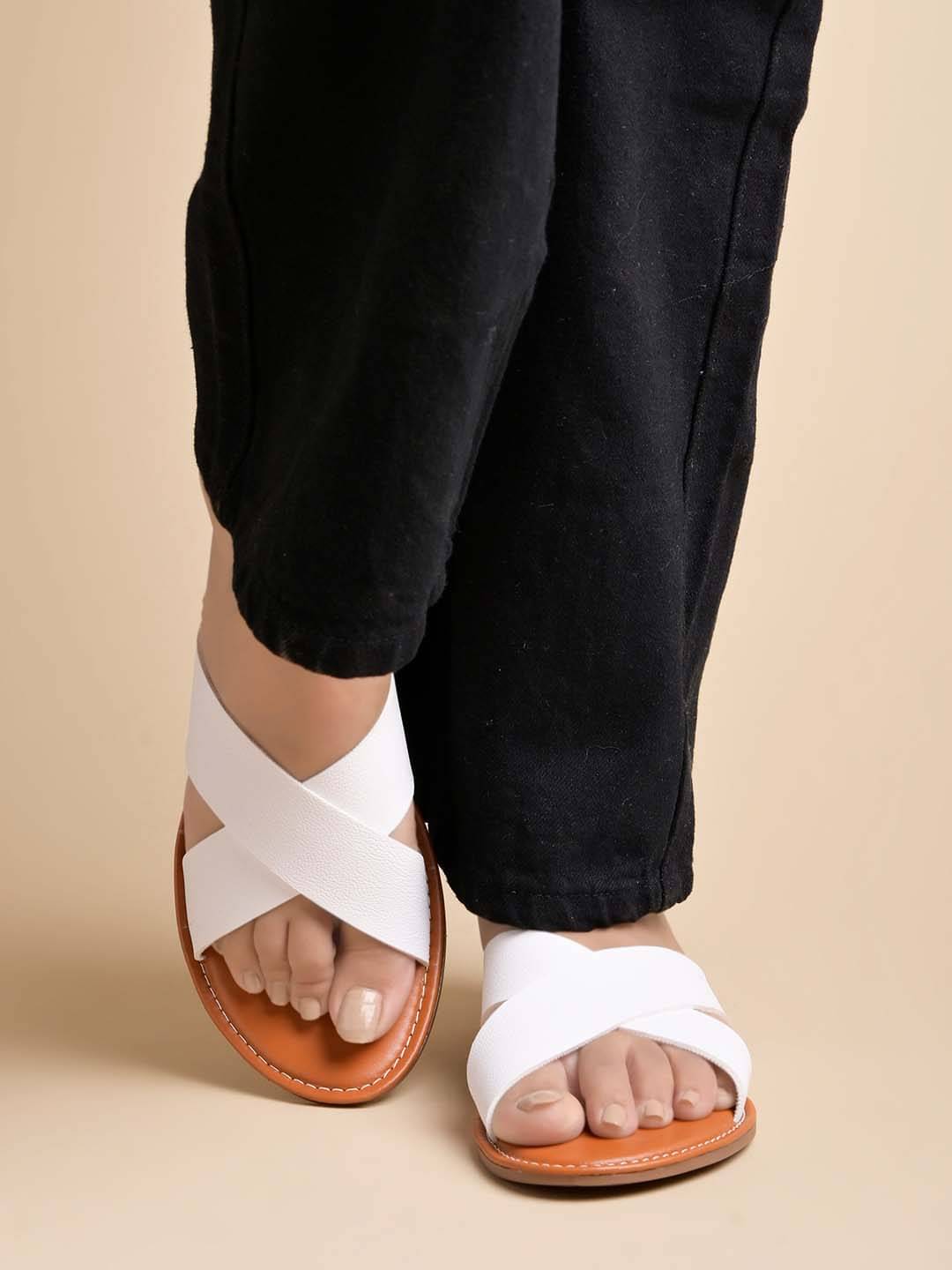 Stylestry White Women's Flats Stylestry White Women's Flats