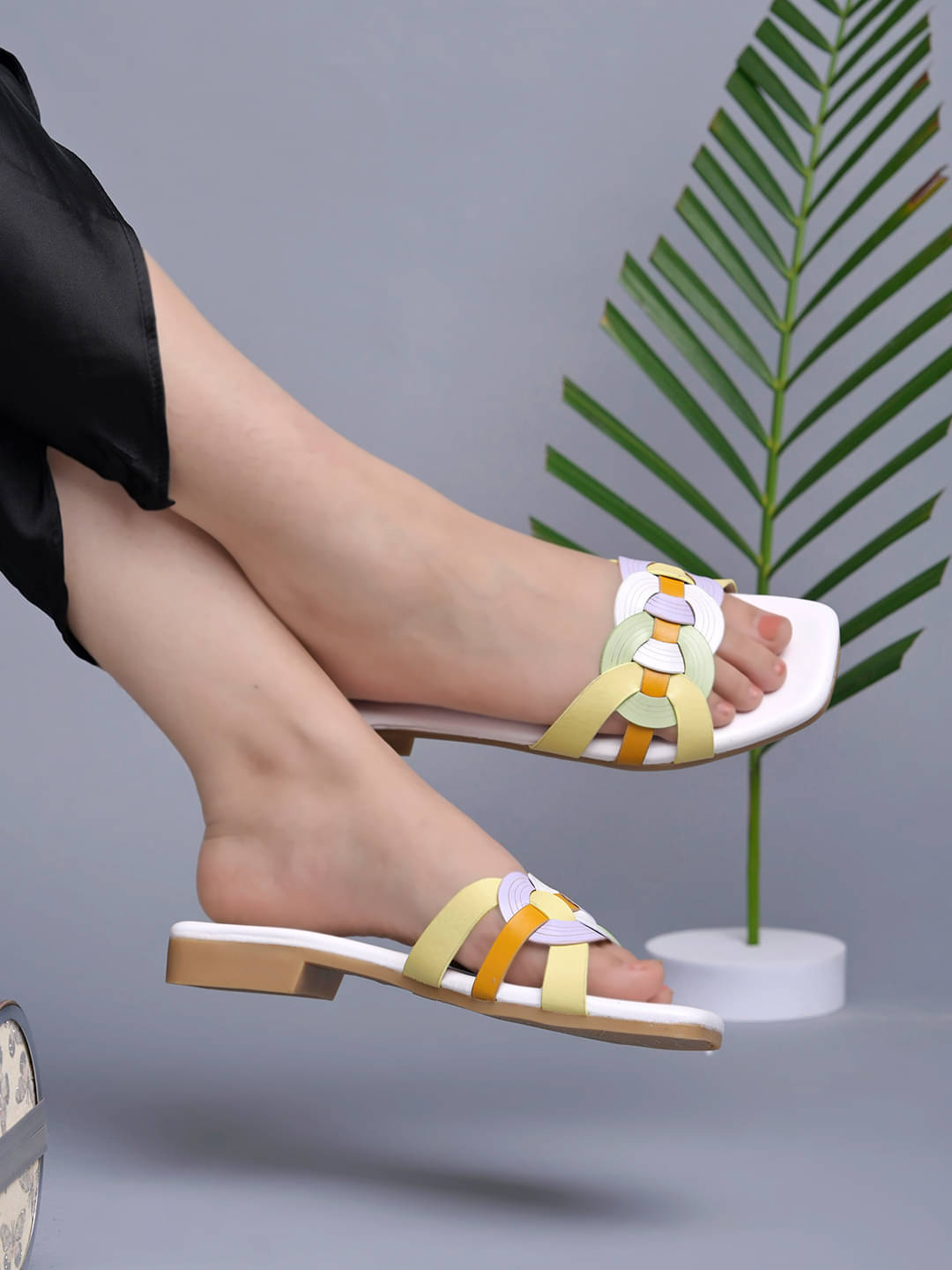     			Stylestry White Women's Flats