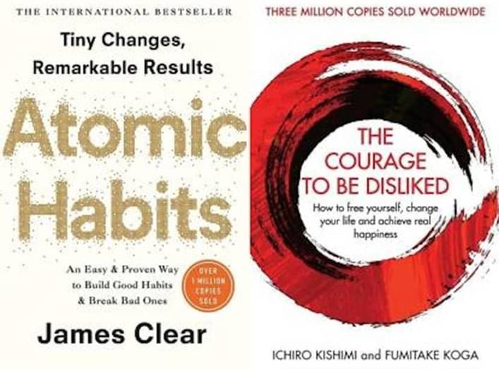     			The Courage To Be Desliked &  Atomic Habit And