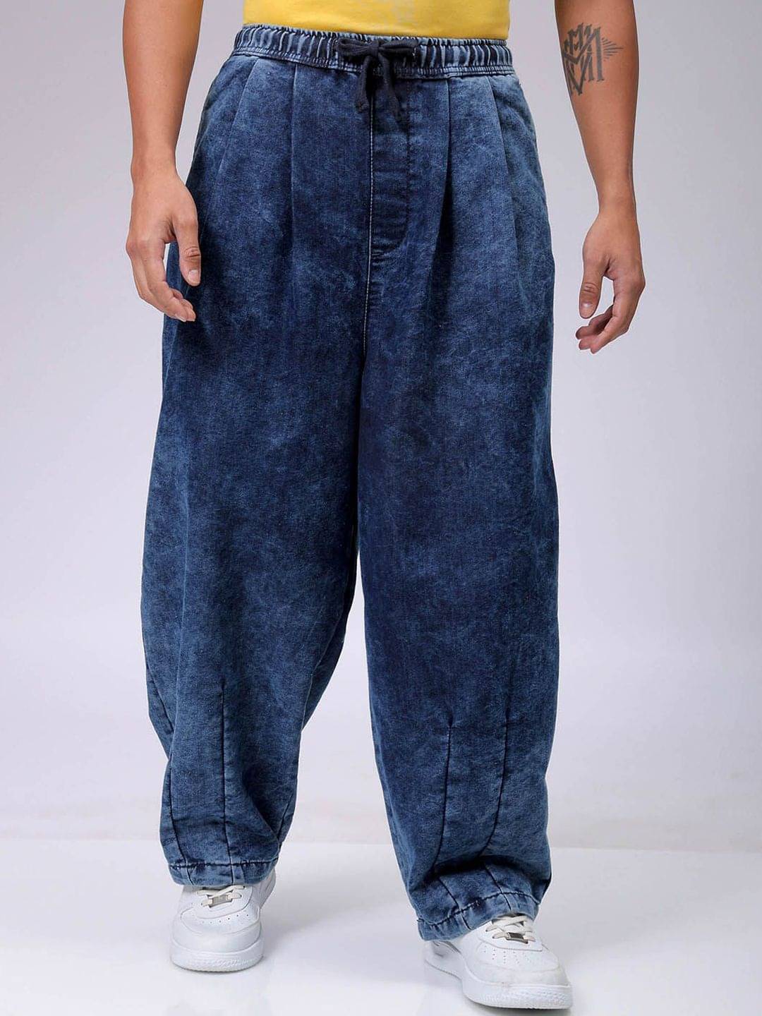 The Indian Garage Co. Basic Men's Jeans - Dark Blue ( Pack of 1 ) The Indian Garage Co. Basic Men's Jeans - Dark Blue ( Pack of 1 )