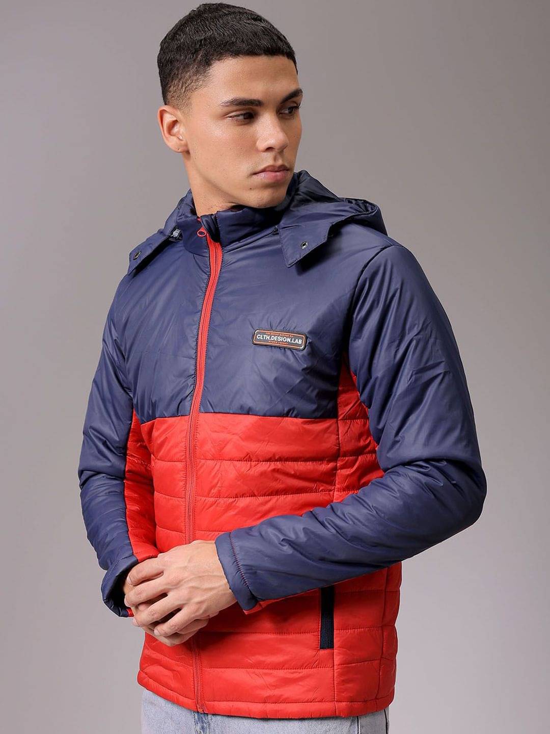     			The Indian Garage Co. Nylon Men's Puffer Jacket - Red ( Pack of 1 )