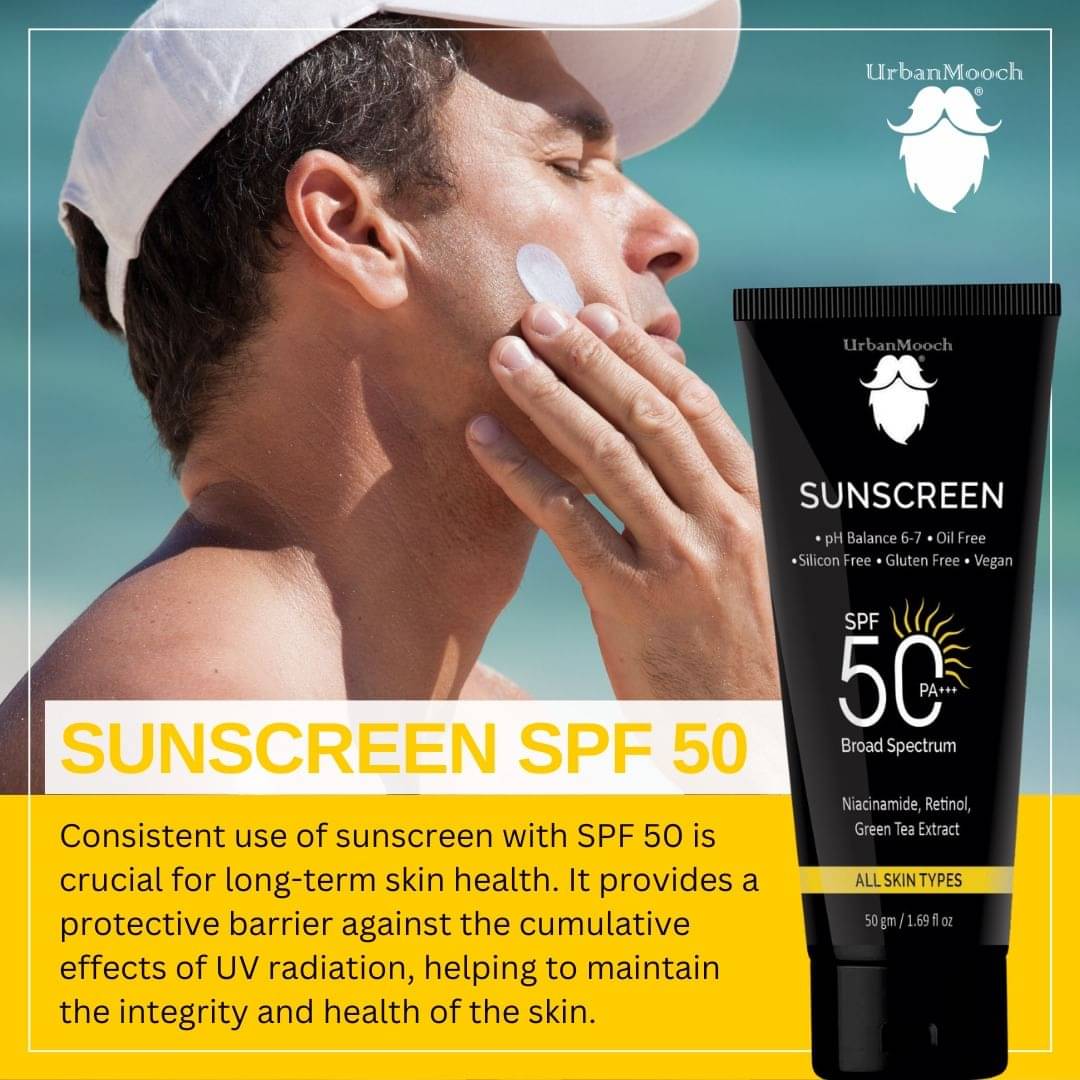     			UrbanMooch Sunscreen Cream For All Skin Type ( Pack of 1 )