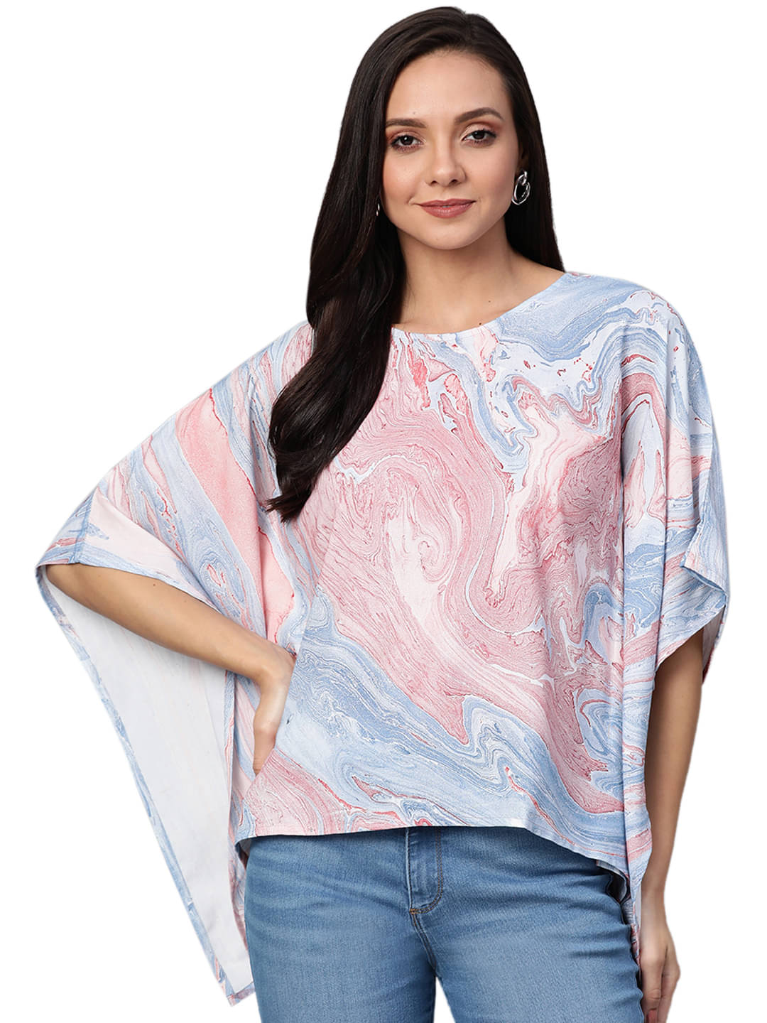     			Yash Gallery Women's Rayon Kaftan ( Multicolor )