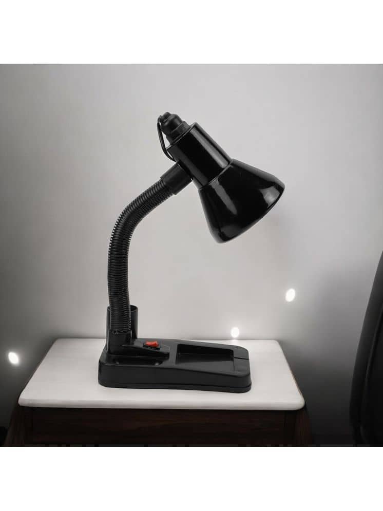 ZESTRUM Black Study Table Lamp ( Pack of 1 )
