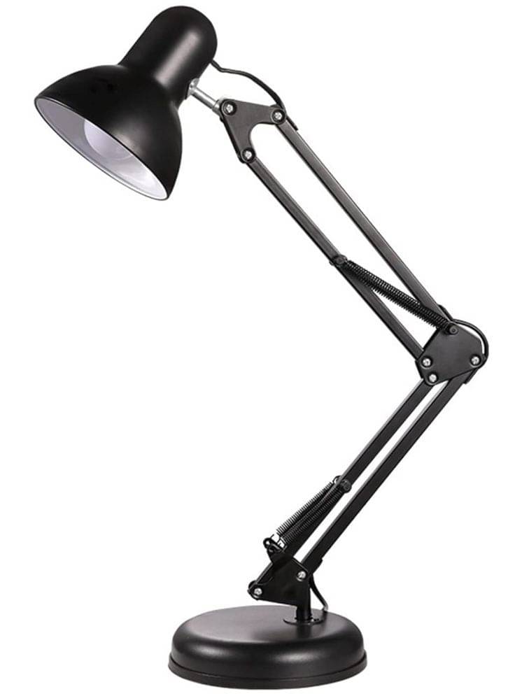     			ZESTRUM Black Study Table Lamp ( Pack of 1 )