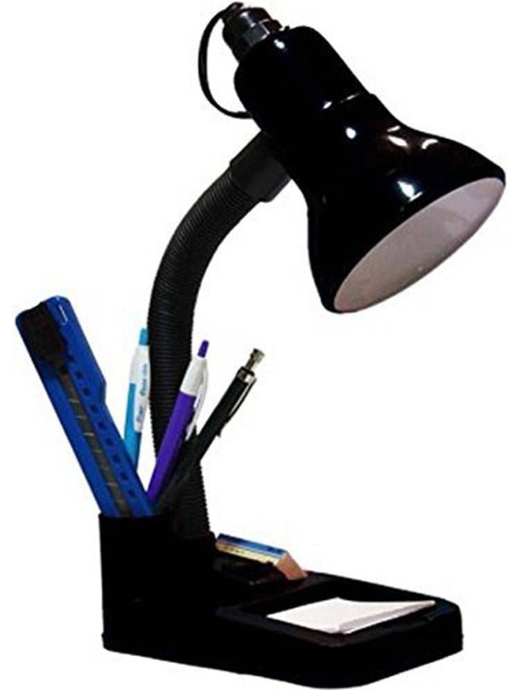 ZESTRUM Black Torchiere Table Lamp ( Pack of 1 ) ZESTRUM Black Torchiere Table Lamp ( Pack of 1 )