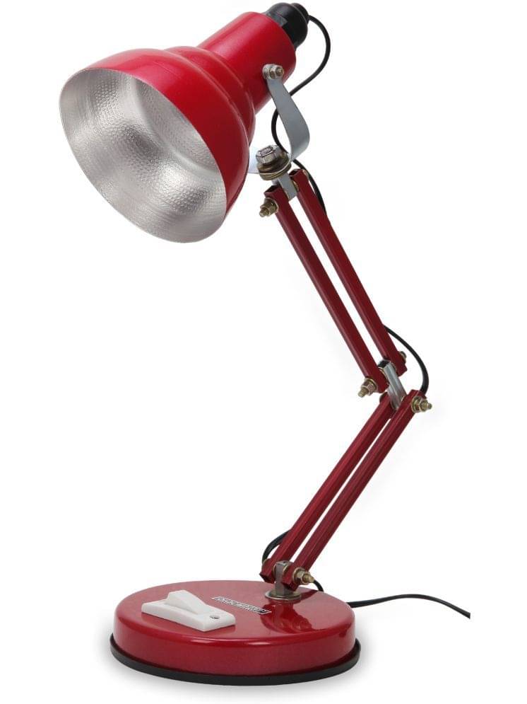    			ZESTRUM Red Industrial Table Lamp ( Pack of 1 )