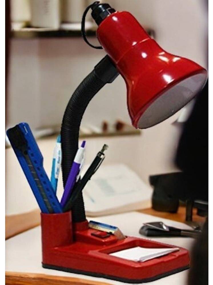     			ZESTRUM Red Table Lamp ( Pack of 1 )