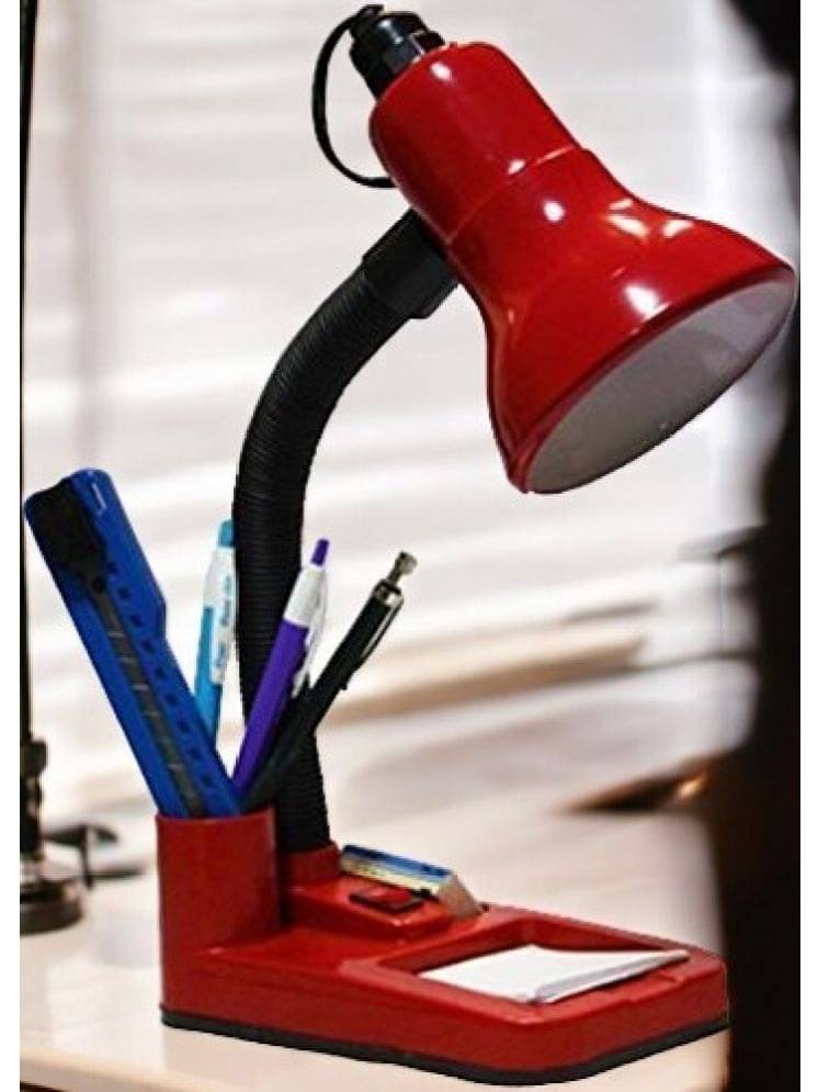     			ZESTRUM Red Table Lamp ( Pack of 1 )