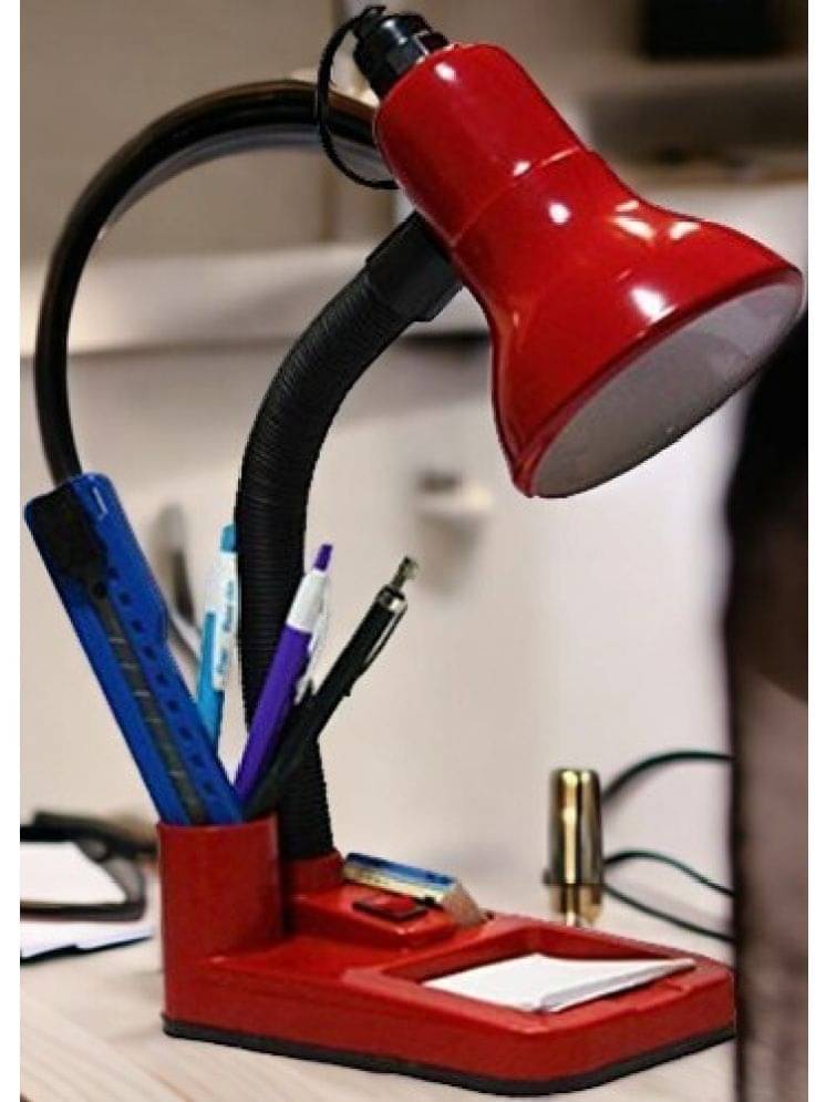    			ZESTRUM Red Table Lamp ( Pack of 1 )