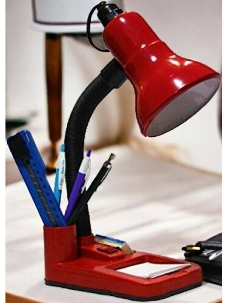     			ZESTRUM Red Table Lamp ( Pack of 1 )
