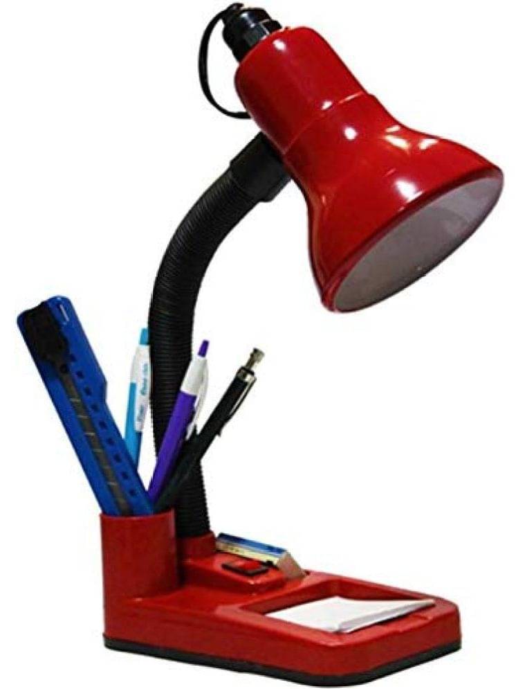 ZESTRUM Red Torchiere Table Lamp ( Pack of 1 ) ZESTRUM Red Torchiere Table Lamp ( Pack of 1 )