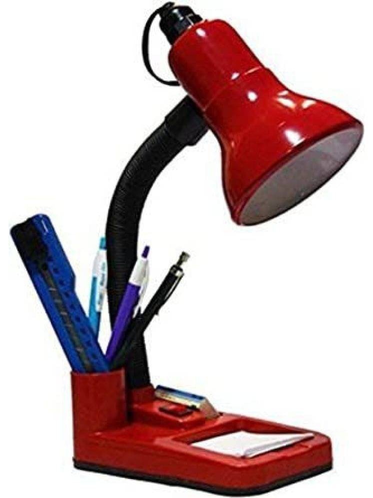 ZESTRUM Red Torchiere Table Lamp ( Pack of 1 ) ZESTRUM Red Torchiere Table Lamp ( Pack of 1 )